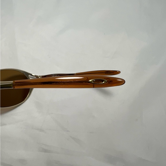 Oakley Deception Polarized Gold Metal Sunglasses with Case- Frames Only - Picture 9 of 14